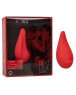 CalExotics Red Hot Flicker Silicone Rechargeable Vibrator box