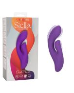 CalExotics Stella Liquid Silicone Dual Pleaser Curved G Spot Vibrator box