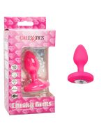 CalExotics Pink Cheeky Gems Medium Rechargeable Vibrating Anal Probe box