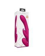 Suki Pink Silicone Vibrator Shots Toys box