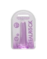 Dildo Non Realistic Pink 5.3" Crystal Purple box