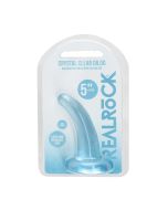 Non Realistic Dildo 4.5" Crystal Clear Blue box
