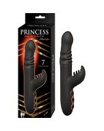 Nasstoys Princess Heat Up Thruster Black Silicone Waterproof Vibrator