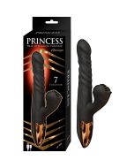 Nasstoys Princess Heat Up Spinning Thruster Black Silicone Vibrator box