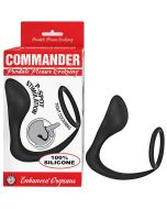 Commander Prostate Pleaser Cockring Silicone Waterproof box