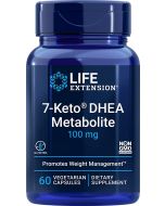 Life Extension 7-Keto DHEA Metabolite 100mg 60 Vegetarian Caps front