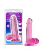 B Yours Plus Rock N' Roll 7" Dildo Suction Cup Base Pink box