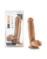 Blush Dr. Skin Dr. Mark 7" Tan Realistic Dildo Balls Suction Cup box