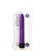 Bullet Vibrator Shibari 7" Multi Speed Purple Batteries box