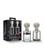 Temptasia Clit And Nipple Large Twist Suckers Set Of 2 Clear