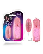 Blush B Yours Glitter Power Bullet Vibrator Waterproof AA Battery Pink