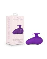 Blush Wellness Palm Sense Vibrator Purple Waterproof Rechargeable box