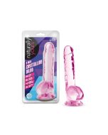 Blush Naturally Yours 8" Crystalline Lifelike Dildo Rose box