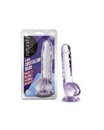 Blush Naturally Yours 8" Crystalline Lifelike Dildo Amethyst box