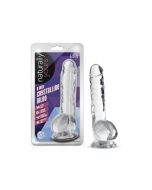 Blush Naturally Yours 8" Crystalline Lifelike Dildo Diamond box