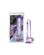 Blush Naturally Yours 7" Crystalline Lifelike Dildo Amethyst box