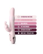 Blush Novelties Lush Aurora Pink Rabbit G Spot Waterproof Vibrator details