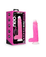 Neo Elite Roxy 8'' Gyrating Silicone Dildo Pink Blush Novelties box