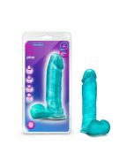 Blush Realistic Dildo B Yours Plus Mount N' Moan Teal Ultrasoft box