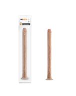 Blush Dr. Skin 19'' Suction Cup Dildo Beige Realistic Flexible box