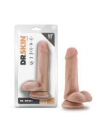 Bush Dr. Skin Dr. Jeffrey 6.5" Realistic Dildo With Balls Beige box
