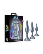 Blush Anal Adventures Matrix Genesis Plug Kit Stellar Silver