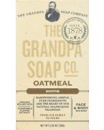 Soothe Oatmeal Bar Soap 4.25 Oz Vegan Cruelty Free Grandpa Company