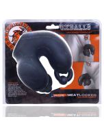 Oxballs Meatlocker Chastity Silicone Pierced Look Black Ice box