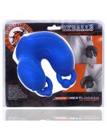 Oxballs Meatlocker Chastity Silicone Pierced Look Blue Ice box