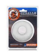 Oxballs Bigger Ox Silicone Padded Cock Ring Clear Ice box