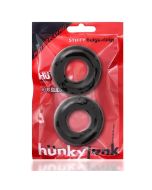 Oxballs Hunkyjunk Stiffy Bulge 2 Pack Silicone Cock Ring Tar Ice box