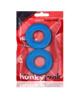 Oxballs Hunkyjunk Teal Ice Stiffy Bulge 2 Pack Silicone Cock Ring box