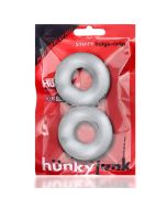 Oxballs Stiffy Bulge 2 Pack Silicone Cock Ring Clear Ice Hunkyjunk box