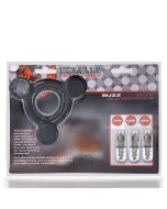 Oxballs Buzz Squeeze Ballstretcher Black Tripple 360 Vibe box