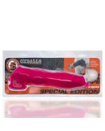 Cocksheath Fido Special Edition Oxballs Hot Pink Stretchy Flextpr box