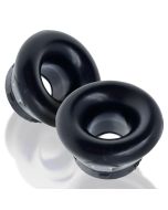 Ballstretcher Silicone Oxballs Clone Duo 2 Pack Black both