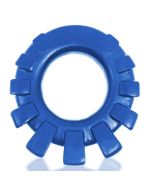 Cock Lug Lugged Silicone Cock Ring Marine Blue front