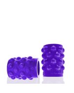 Oxballs Bubbles Silicone Nipsuckers Eggplant