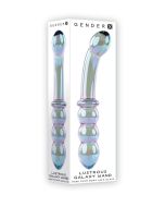 Gender X Lustrous Galaxy Wand Glass Massager Waterproof box