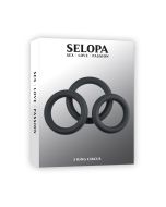 Selopa 3 Ring Circus Cockring Non Vibrating Waterproof Submersible