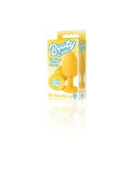 Icon Brands The 9's Booty Calls Silicone Butt Plug Yellow Don't Stop box