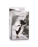 Anal Plug Booty Sparks Black Heart Shaped Gem Large box