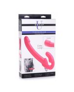 Strap U 7X Revolver Slim Vibrating Strapless Pink Strap On Dildo box