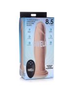 Swell 7X Inflatable Vibrating Remote Control Silicone Dildo 8.5" box