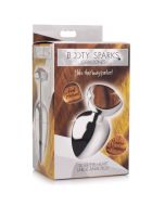 Anal Plug Booty Sparks Gemstones Tiger Eye Heart Shaped Large box