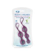 Cloud 9 Health & Wellness Borosilicate Glass Kegel Training Set Plum box