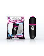 Super Sweet Bullet Vibrator Black Rock Candy Water Resistant