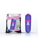 Super Sweet Bullet Vibrator Purple Rock Candy Water Resistant