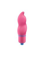 Rock Candy Fun Size Swirls Pink Gender Friendly Vibrator Waterproof solo
