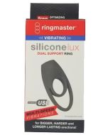 Ringmaster Silicone Lux Vibrating Dual Support Cock Ring